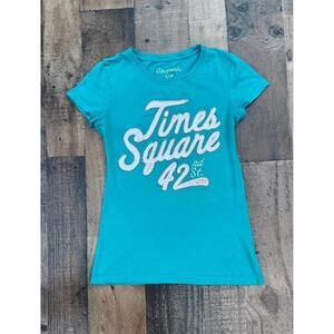 Aeropostale Aqua Baby Tee Women's Size S